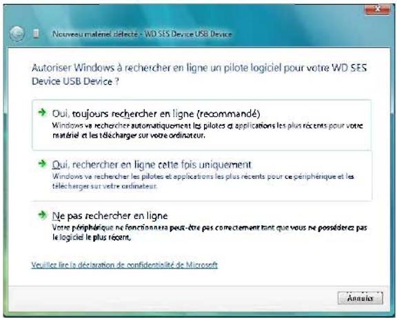 WESTERN DIGITAL DD 1To BK+CLUSB 1660 - Installation du lecteur manuellement - 2