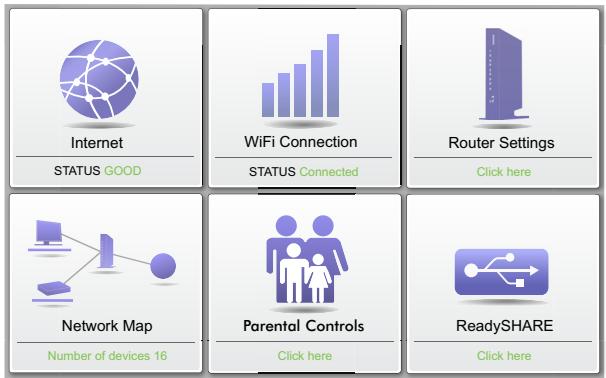 NETGEAR R6100-100PES - Application NETGEAR genie - 1