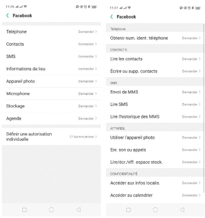 OPPO SMARTPHONE_RX17_PRO_VIOLET_128GO - Autorisations de confidentialité - 3