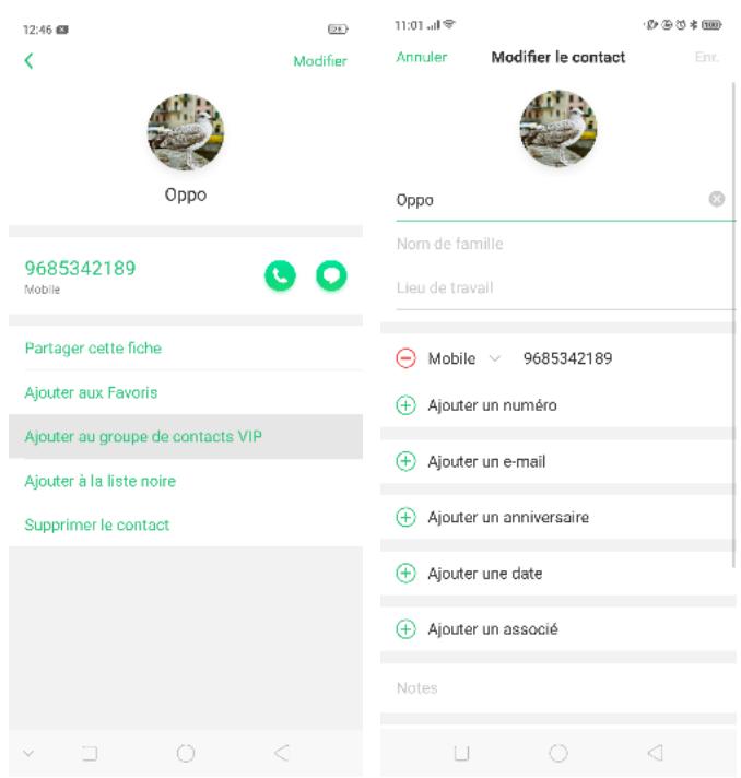 OPPO SMARTPHONE_RX17_PRO_VIOLET_128GO - Modifier et supprimer un contact - 2