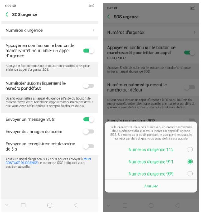 OPPO SMARTPHONE_RX17_PRO_VIOLET_128GO - SOS d'urgence - 7