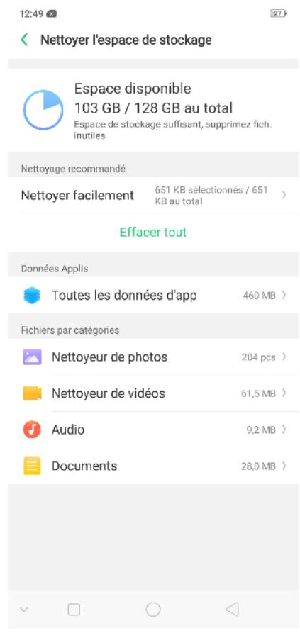 OPPO SMARTPHONE_RX17_PRO_VIOLET_128GO - Libérer de l'espace de stockage - 1