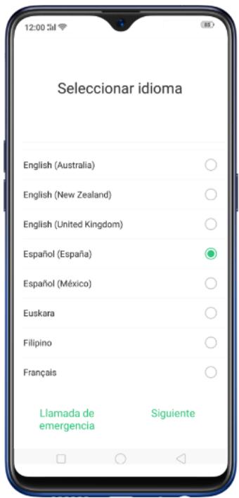 OPPO SMARTPHONE_RX17_PRO_VIOLET_128GO - Sélectionnez la langue et les options régionales - 1