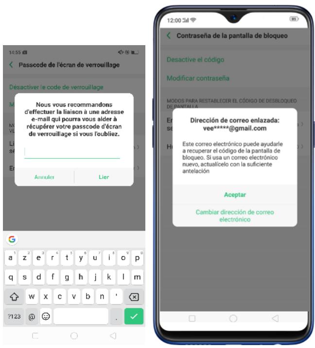 OPPO SMARTPHONE_RX17_PRO_VIOLET_128GO - Gérer le code de confidentialité - 2