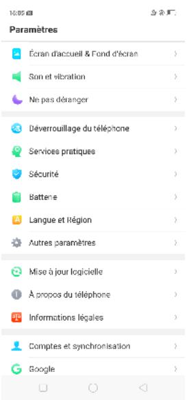 OPPO SMARTPHONE_RX17_PRO_VIOLET_128GO - Touche de Navigation - 1
