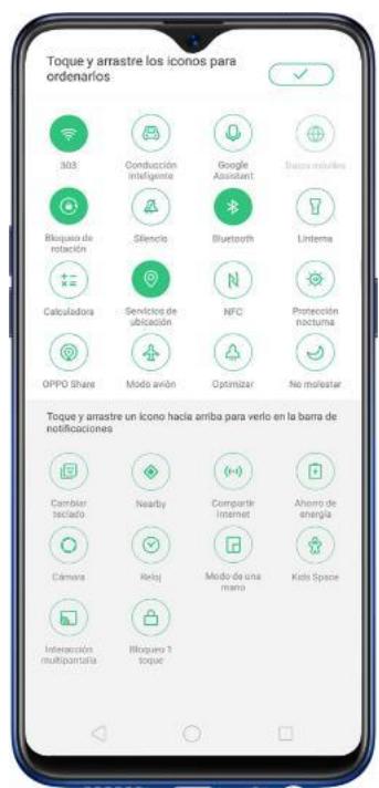 OPPO SMARTPHONE_RX17_PRO_VIOLET_128GO - Centre de contrôle, notification et barre d'etat - 1