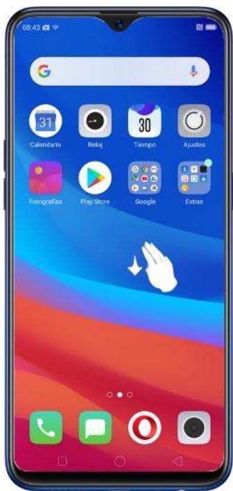 OPPO SMARTPHONE_RX17_PRO_VIOLET_128GO - geste du doigt - 1