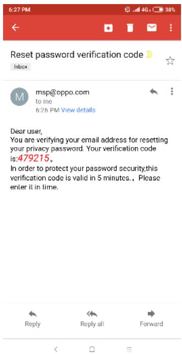 OPPO SMARTPHONE_RX17_PRO_VIOLET_128GO - Gérer le code de confidentialité - 12