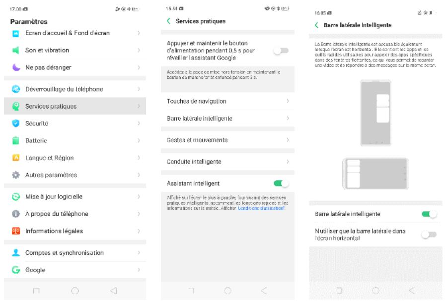 OPPO SMARTPHONE_RX17_PRO_VIOLET_128GO - Barre latérale intelligente - 1