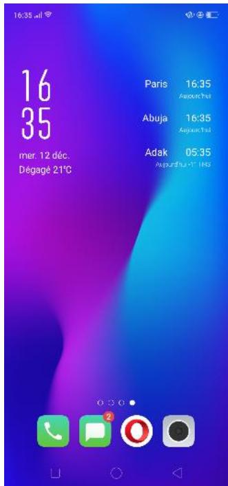 OPPO SMARTPHONE_RX17_PRO_VIOLET_128GO - Ajouter et afficher des horloges pour des sites du monde entier - 3