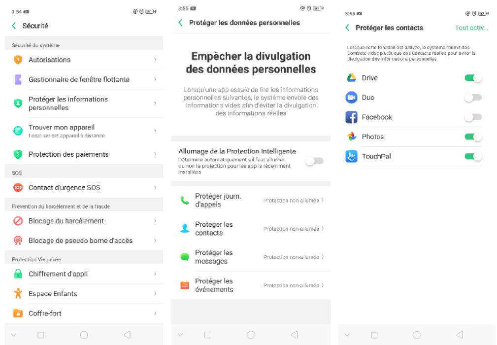 OPPO SMARTPHONE_RX17_PRO_VIOLET_128GO - Protégier les informations personnelles - 1