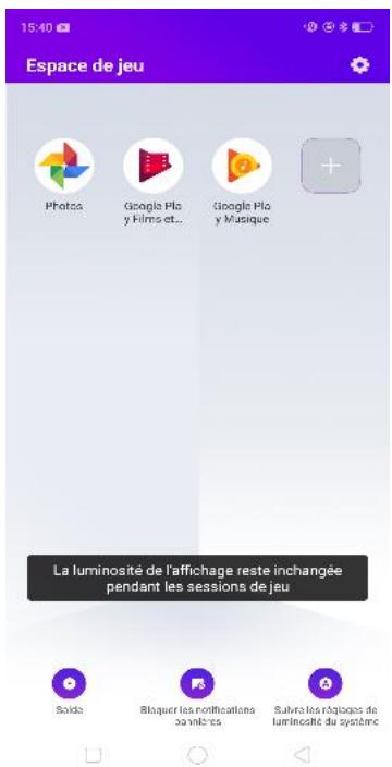 OPPO SMARTPHONE_RX17_PRO_VIOLET_128GO - Paramètres de l'espace de jeu - 20