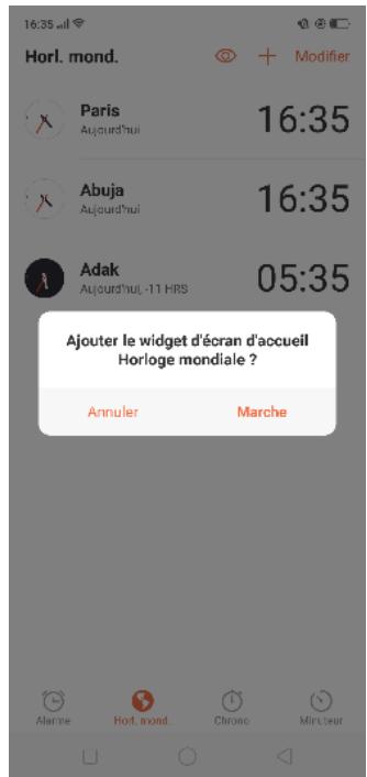 OPPO SMARTPHONE_RX17_PRO_VIOLET_128GO - Ajouter et afficher des horloges pour des sites du monde entier - 2