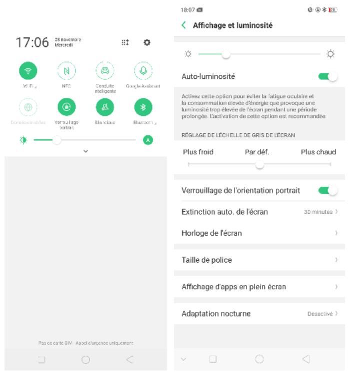OPPO SMARTPHONE_RX17_PRO_VIOLET_128GO - Changer l'orientation de l'écran - 6