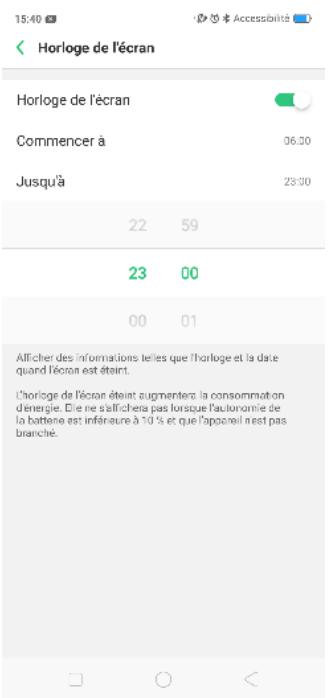 OPPO SMARTPHONE_RX17_PRO_VIOLET_128GO - Horloge d'écran - 2