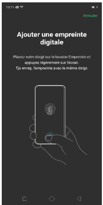 OPPO SMARTPHONE_RX17_PRO_VIOLET_128GO - Définir le code et l'empreinte digitale avant sous l'écran - 4