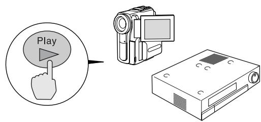 YAMAHA LPX-510 - Mise en marche du projecteur et projection d'images - 1