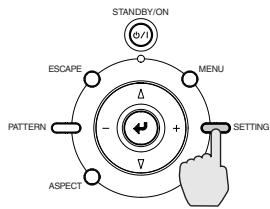 YAMAHA LPX-510 - Réglage de la taille de l'image (Réglage du zoom) - 1