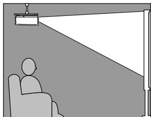 YAMAHA LPX-510 - Projection frontale à partir du plafond - 1