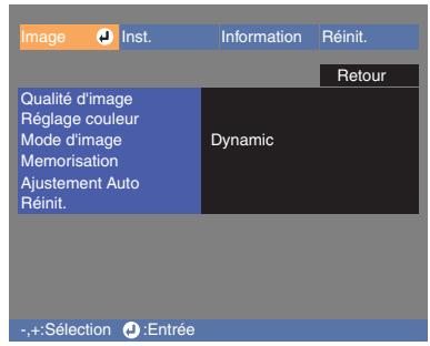 YAMAHA LPX-510 - Menu "Image" - 2