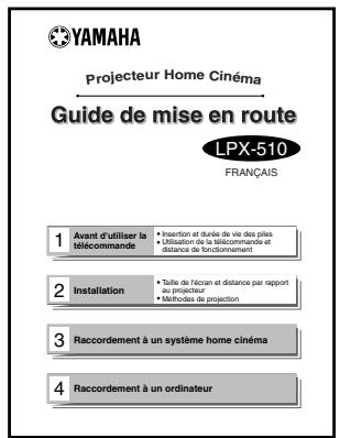 YAMAHA LPX-510 - Assurez-vous d'avoir reçu les accessoires suivants : - 2