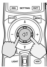 YAMAHA LPX-510 - Réglage de la luminosité (réglage de l'iris) - 4