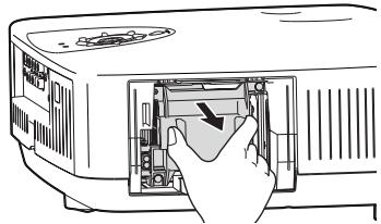 YAMAHA LPX-510 - Remplacement de la lampe - 6