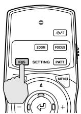 YAMAHA LPX-510 - Réglage de la luminosité (réglage de l'iris) - 6