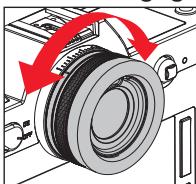 LEICA NC - Molette de réglage des dioptries - 1