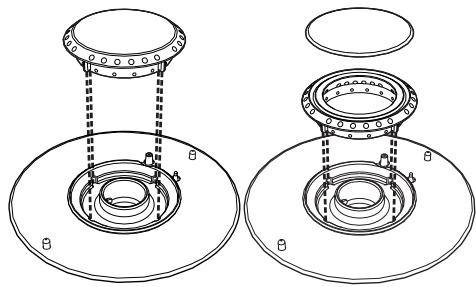 SMEG PV175S2 - Position correcte des couronnes et des chapeaux - 1