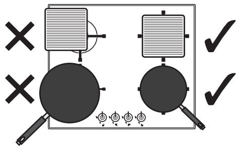SMEG PV175S2 - Conseils pratiques pour l'utilisation du plan de cuisson - 2
