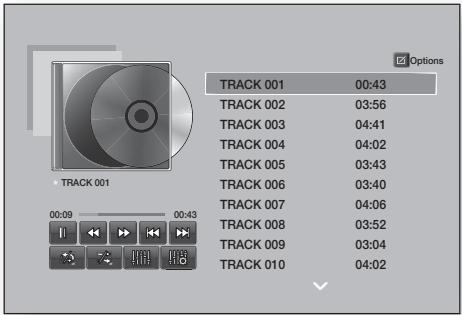 SAMSUNG HT-F9750W - Répetition des pistes d'un CD Audio - 1