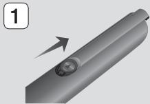 SAMSUNG HT-F9750W - Insertion des piles dans la télécommande - 1