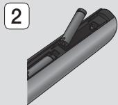 SAMSUNG HT-F9750W - Insertion des piles dans la télécommande - 2