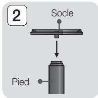 SAMSUNG HT-F9750W - Installation des enceintes sur le pied type Tallboy - 2