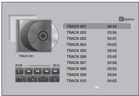 SAMSUNG HT-F9750W - Commandes de I'ecran Musique - 1