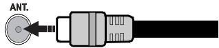 WINDSOR WD32278DLED305 - Branchement de l'antenne/Cable - 1