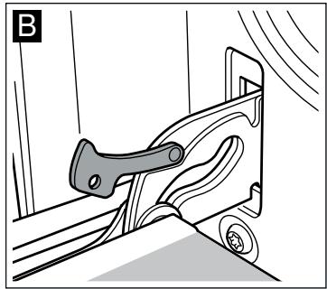 NEFF B16P63N1FR - Décrocher et accrocher la porte du four - 2