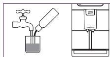 BEKO CEG7425B - Nettoyage du système à lait après l'achat d'une boisson au lait - 4