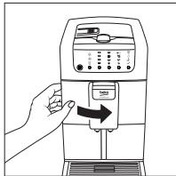 BEKO CEG7425B - Nettoyer la buse de moussage du mousseur à lait - 1