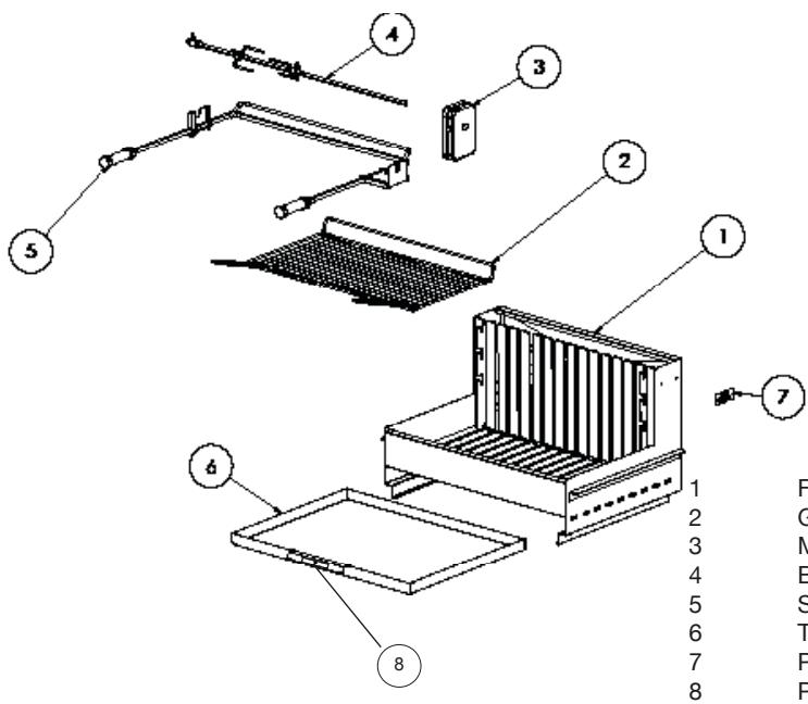 DARTY GBI416 - BARBECUE ORIGINAL VULCAIN TB 61*33 - 1