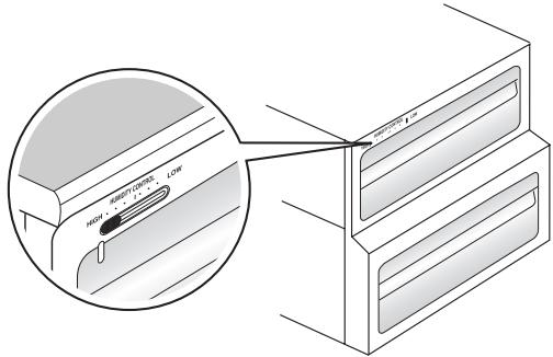 LG-GOLDSTAR GW-L2275YLQ - Contrôle de l'humidité dans le bac à légumes - 3