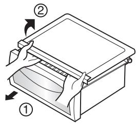 LG-GOLDSTAR GW-L2275YLQ - Couvercle du bac à légumes - 1