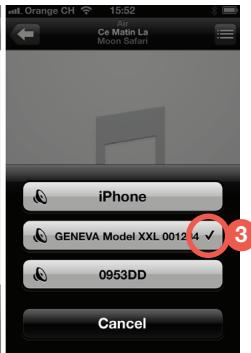GENEVA XXI BLANC MAT - Lire de la musique à partir d'un iPhone, d'un iPad ou d'un iPod touch - 3