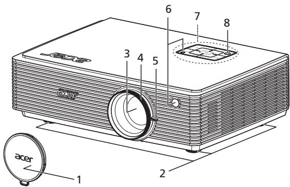 ACER K750 - Vue Externe du Projecteur - 1