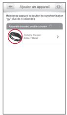 TERRAILLON ACTIVI-T CT42332BK - Synchronisation de l'appareil - 4