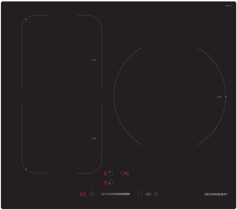 DARRYSCHNEIDER SCTI641SSL - Table de cuisson induction - 1