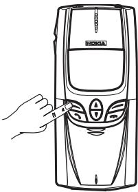 NOKIA 9352597 - Pour verrouiller/ déverrouiller le clavier à l'aide du volet coulissant : - 1