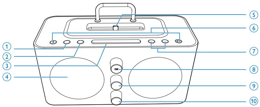 PHILIPS AJ200D/12 - Présentation de l'unité principale - 1