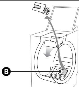 VEDETTE VLT 5122 BLANC - - NETTOYAGE DU FILTRE DE POMPE (option 1) - 2